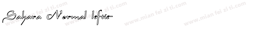Sahara Normal leftie字体转换